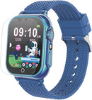 Goodatech Kids Smart Watch for Boys Girls, 1.54'' Smartwatch with 26 Puzzle Games,HD Camera,Video Music Player,Pedometer,Flashlight,Audio Book etc., Aluminum Case and Sport Band (Blue) by TinyTreasures Baby Boutique