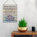 Qious Inspirational Gift Signs Just Like a Lotus We Too Have the Ability to Rise Wooden Hanging Sign Rustic Wall Art Home Decoration 10 x 8 Inches… by CozyNest Decor