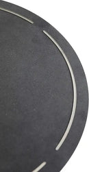 Stephanie Imports Modern Minimalist Dark Concrete Gray Silent Wall Clock (Silver) by CozyNest Decor