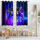 Jekeno Gamer Gaming Gamepad Blackout Curtains Kids Boys Teens Bedroom Purple Blue Video Game Controller Decor Home Living Room Darkening Grommet Window Drapes 2 Panel Set, 42"x63" by TinyTreasures Baby Boutique
