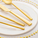 KINGSTONE Gold Silverware Set, 40-Piece Forged Flatware Set Cutlery Set Premium Stainless Steel, Service for 8, for Kitchen, Home, Wedding, Party, Mirror Polished Dishwasher Safe by CozyNest Decor