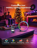 Smart LED Table Lamp, RGB+IC Lighting, Color Changing Night Light, Music Sync, DIY Mode, Stepless Dimming, App & Voice Control (2.4GHz WiFi), Works with Alexa & Google, for Bedroom & Gaming by TinyTreasures Baby Boutique