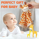 Pro Goleem Giraffe Loveys for Babies Soft Security Blanket Snuggle Toy Stuffed Animal Blanket Unisex Baby Lovie Baby Gifts for Infant and Toddler 16 Inch by TinyTreasures Baby Boutique