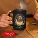 Personalized Name Black Coffee Mug, Custom Unique Celestial Mug 11oz or 15oz, Custom Fantasy Landscape Ceramic Cup, Nature Lover Coffee Cup for Holiday, Gifts for Women, Men by CozyNest Decor