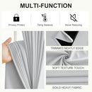 NICETOWN 100% Blackout Short Curtains for Bedroom 63 Inches Long, Grommet Top Living Room Drapes, Thermal Insulated Blackout Curtains 2 Panels Set, 42" W x 63" L, Greyish White by TinyTreasures Baby Boutique