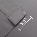 Joydeco Blackout Curtains 96 Inches Long, Thermal Insulated Black Out Curtains 2 Panels Set for Bedroom, Room Darkening Drapes for Living Room Window (W52 x L96 Inch, Light Grey) by TinyTreasures Baby Boutique