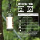 Wurkkos CL01 Camping Lantern Rechargeable, 550LM Waterproof Tent Light with Magnet Base, Up to 300H Runtime,Portable Lantern Flashlight with RGB light,Emergency Camp Light for Hurricane,Hiking,Camping by GreenHaven Gardens