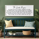 Our Father Prayer Bible Verse Framed Wall Art, 40''×15'' White Horizontal Religious Christian Lords Prayer Sign for God Jesus Christ Prayer, Rustic Holy Inspirational Catholic Scripture Decor by CozyNest Decor