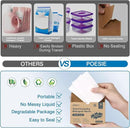 Poesie Travel Laundry Detergent Sheets Fresh Linen 40 Count Liquidless Portable No Waste Laundry Soap Sheets for Travel Dorm Home by CozyNest Decor