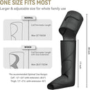 FIT KING Foot and Leg Massager for Circulation and Relaxation with Hand-held Controller 3 Modes 3 Intensities Helpful for Vericose Veins, Cramps, Swelling and Edema - Gift for Mom Wife Family by CozyNest Decor