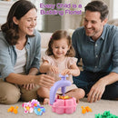 Fabric Flower Bouquets Toys, DIY Craft Kits Toys for Kids, Educational Arts & Crafts Toy, Build Your Own Flowers, DIY Creative Activity Christmas Birthday Gift for 4 5 6 7 8+ Year Old Toddler Girls by TinyTreasures Baby Boutique