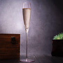 Paris Collection Crystal Pink Flutes Wine Glasses Champagne Prosecco Flute 8 5 Oz Set Of 4 The Wine by The Wine Savant