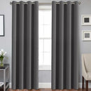 H.VERSAILTEX Blackout Window Treatment Curtains/Panels, Thermal Insulated Room Darkening Solid Grommet Drapes for Bedroom/Living Room Window (52 Inch by 108 Inch, Charcoal Gray, Set of 2) by CozyNest Decor