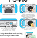 Washer Machine Cleaner Tablets-24Pack-12 Month Supply,Formulated for Pet Owners Washing Machine Cleaner,Compatible with HE,Easily pet hair remover for laundry.Top & Front Load Washer.Septic Safe. by CozyNest Decor