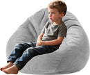 Bean Bag Chairs for Kids Chair Round Sofa Memory Foam Filling Reading Gaming Sofa for Living Room Bedroom by TinyTreasures Baby Boutique