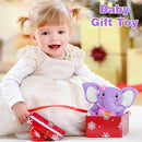 Aitbay Plush Elephant Music Baby Toys 0 3 6 9 12 Months, Cute Stuffed Aminal Light Up Baby Toys Newborn Baby Musical Toys for Infant Babies Boys & Girls Toddlers 0 to 36 Months (Purple) by TinyTreasures Baby Boutique