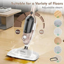 Steam Mop - All-in-one Powerful Handheld Steam Cleaner Detachable Floor Steamer with 11 Accessories, MultiPurpose Steamer for Hardwood Floors, Clothes,Windows,Tiles,Carpet, Whole Home Use, Rose Gold by CozyNest Decor
