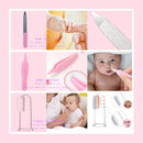 Baby Care Kits,Baby Grooming Kit,10 in 1 Newborn Essentials Must Haves,Baby Nail Clippers Baby Brush Baby Comb Earpick Nose Cleaning Tool Baby Nail File Nursing Baby Kit （Pink） by TinyTreasures Baby Boutique