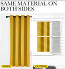 NICETOWN Room Darkening Gold Curtains 63 inch Length 2 Panels - Grommet Top Sound Reduction Privacy Faux Silk Satin Thermal Drapes for Bedroom/Living Room, W52 x L63 by TinyTreasures Baby Boutique