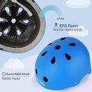 KAMUGO Kids Bike Helmet, Toddler Helmet for Ages 2-8 Boys Girls with Sports Protective Gear Set Knee Elbow Wrist Pads for Skateboard Cycling Scooter Rollerblading by TinyTreasures Baby Boutique
