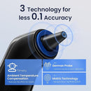 Ear Thermometer for Kids, Babies and Adults, 1 Second Accurate Digital Thermometer, Mute Function, 3-Color Fever Alert, 3 Age Groups, 30 Memory Recall with 20x Probe Covers (LCD-Black) by TinyTreasures Baby Boutique