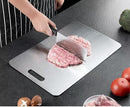 Titanium Cutting Board, New Upgrade Pure Titanium Cutting Boards for Kitchen,Food Grade 316 Stainless Steel Cutting Board，Double sided Dishwasher Safe 15.3x11inch by CozyNest Decor