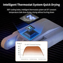 Boot Dryer for Work Boots, Shoe Dryer with Heat Blower, Glove Dryer & Boot Warmer - UV dual light source purification - intelligent timer - white by CozyNest Decor