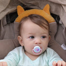 KAKIBLIN Baby Neck Pillow, Upgraded Baby Support Pillow,Head Pillows for Carseat, Newborn Neck Support for Car Seat,Pushchair,Travel(Brown) by TinyTreasures Baby Boutique