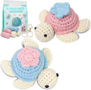 TAKADODO Crochet Kit for Beginners - Learn to Crochet Kits for Adults Beginner with Step-by-Step Video Tutorials - Crochet Kits for Adults and Kids (Turtle) by TinyTreasures Baby Boutique