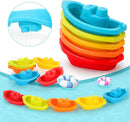 Bath Toys for 12 24 36 Months Babies, Bathtub Toys for Toddlers Kids Ages 1-3, 4-8, Waterfall Bath Toys for Boys and Girls, Small by TinyTreasures Baby Boutique