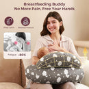 Momcozy Original Nursing Pillow for Breastfeeding-Pioneering Safety Fence- Wider Feeding Pillows for More Support for Mom & Baby- Easier Nursing & Hand Free- Fit for All, Removable Cotton Cover by TinyTreasures Baby Boutique