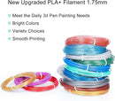 18 Colors 3D Pen Filament Refills Compatible with SCRIB3D MYNT3D PIKA3D 3D Pen for Kids Per Color 10Feet 1.75mm PLA 3D Printing Pen Filament Refills, NOT FIT 3Doodler Start Pen by TinyTreasures Baby Boutique