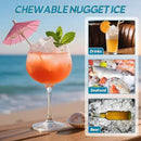 Nugget Ice Maker Countertop, 80Lbs/24H with 20LBS Ice Basket - Dual Water Inlet (Tap/Bottle), Self-Cleaning Stainless Steel Pellet Ice Machine, Chewable Ice Dispenser for Home, Kitchen, Office by CozyNest Decor