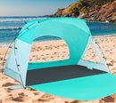 Beach Tent, Portable Sun Shelter for 2/3/4/6-8 Person with UPF 50+ UV Protection, Easy Setup Waterproof Beach Shade Canopy Cabana for Family Outdoor and Picnics, Fishing with Carrying Bag by TinyTreasures Baby Boutique