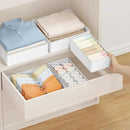 DIMJ Drawer Organizer Clothes 24 Pack - Foldable Baby Organizers and Storage & Dresser Organizer for Bedroom, Closet - Nursery Organization Dresser Dividers for underwear, Sock,Bra, Belt, Tie, White by CozyNest Decor