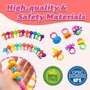 Arthopt Snap Pop Beads Jewelry Making Kit for Girls with 700+ pcs Arts and Crafts Toys for Kids 3-7 Years Old, DIY Snap Beads Bracelets Necklace Ring Toy Set Birthday Gifts for Girls 4 5 6 7 8 by TinyTreasures Baby Boutique