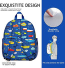 Toddler Backpack for Boys 3-8: Preschool Kindergarten Backpack - Cute Kids Backpacks for Boys-Underwater World by TinyTreasures Baby Boutique