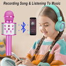 Kids Karaoke Microphone for Girl Toys: Christmas Birthday Gifts Ideas for 3 4 5 6 7 8 9 10 Year Old Girls by TinyTreasures Baby Boutique