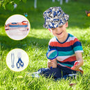 Meland Kids Camping Set with Tent - Camping Gear Toy with Pretend Play Outdoor Toy for Toddlers Birthday Gift by TinyTreasures Baby Boutique
