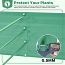 ONCEMORE Galvanized Raised Garden Bed for Vegetables Flowers Herbs, Metal Raised Garden Bed Kit with 2 PCS Tomato Cage, Gloves, Trellis Netting, Plant Labels, Plant Ties, Green 8×4×1FT by GreenHaven Gardens
