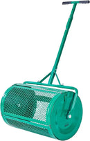 VEVOR Compost Spreader, 24 in Wide Peat Moss Spreader with Push/Tow Handle, 4 Heights Adjustable, Powder-Coated Steel Garden Peat Moss Roller, Heavy Duty Grass Seed Spreaders for Planting Seeding by GreenHaven Gardens