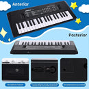 Kids Piano Keyboard, 37 Keys Portable Music Keyboard Early Learning Educational Electronic Music Piano Instrument Toys for 3 4 5 6 Year Old Boys and Girls (Black) by TinyTreasures Baby Boutique