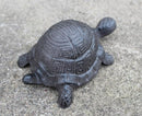 Garden Decoration Turtle Cast Iron Key Hider Stone Diversion Safe Key Outside Hider Hide-A-Key Holder Safely Hiding Your Spare Keys for Outdoor Garden or Yard, Geocaching by GreenHaven Gardens