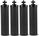 Water Filter Silver Infused Replacement for Berkey® BB9-2® Black Carbon Block Filters System,Compatible with Berkey® Gravity Countertop Purification Elements,Pack of 4 by CozyNest Decor