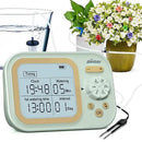 Automatic Plant Waterer Indoor Self Watering System for 15 Potted Plants, Auto Drip Irrigation Kit Programmable Water Timer with Smart Humidity Detection, Green by GreenHaven Gardens