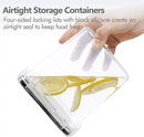 CHEFSTORY Airtight Food Storage Containers Set, 14 PCS Kitchen Storage Containers with Lids for Flour, Sugar and Cereal, Plastic Dry Food Canisters for Pantry Organization and Storage by CozyNest Decor