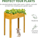 Premium Fir Wooden Raised Garden Bed with Four Legs for Backyard and Balcony Gardening,Suitable for Indoor and Outdoor use,33.07''×15.75''×38.58'' by GreenHaven Gardens