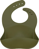 Loulou Lollipop Soft, Waterproof Silicone Feeding Bib by TinyTreasures Baby Boutique