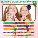 Art & Craft Kits for Kids, DIY Friendship Bracelet Making Kit for Girls, Jewelry Making, Halloween Gifts for Ages 5-12, Toys for Ages 5, 6, 7, 8, 9, 10, 11, 12 Years Old, Party Craft Activity by TinyTreasures Baby Boutique