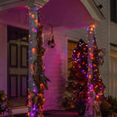 DAZZLE BRIGHT Halloween 300 LED String Lights, 100FT String Lights with 8 Lighting Modes, Halloween Decorations for Party Carnival Supplies, Outdoor Yard Garden Decor (Purple & Orange) by GreenHaven Gardens